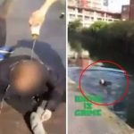 Νεαροί νταήδες έλουσαν με μπύρα άστεγο και τον πέταξαν στο ποτάμι (video)