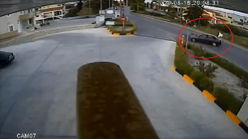 Κρήτη: Από θαύμα σώθηκε οδηγός μοτοσυκλέτας επειδή φορούσε κράνος - Δείτε το βίντεο