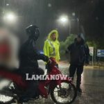 Λαμία - Aτρόμητoς ντελιβεράς: Ήθελε να περάσει από χείμαρρo για να πάει την παραγγελία