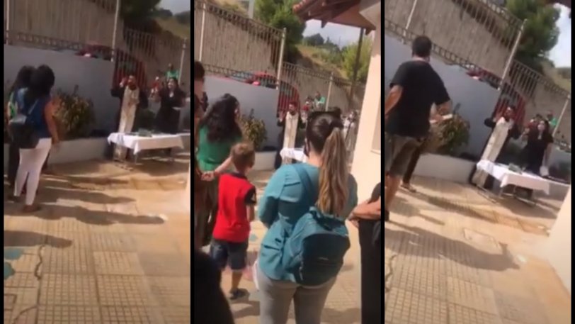 Ιερέας κατά της μάσκας σε νηπιαγωγείο: «Κάνατε συλλαλητήριο για τον ομοφυλόφιλο και όχι για τα παιδιά σας»