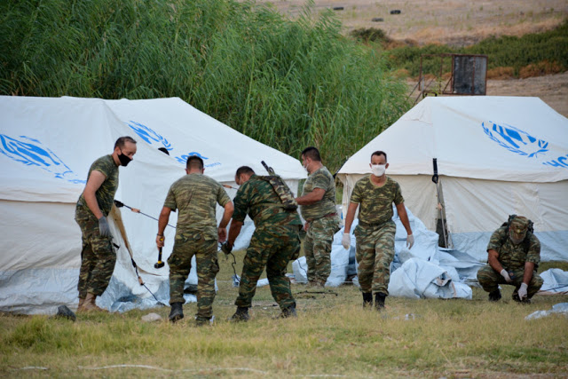 Καταγγελία ΠΟΕΣ: Σοβαρά προβλήματα υγείας στους στρατιωτικούς που εργάστηκαν στην νέα δομή μεταναστών