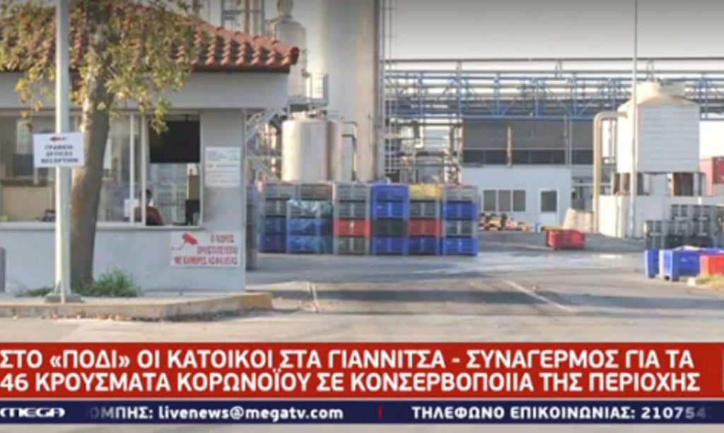 Γιαννιτσά - Καταγγελία εργαζόμενης: «Ήξεραν ότι έχουν κoρoνoϊό και πήγαιναν στο εργοστάσιο για δουλειά»