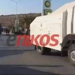 Λέσβος: Υδροφόρες της ΕΛ.ΑΣ. και κλούβες των ΜΑΤ στο νησί