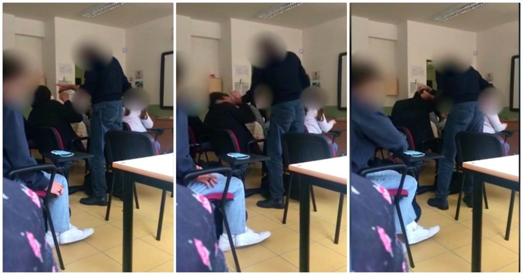 Καθηγητής χαστουκίζει μαθητή επειδή αρνείται να φορέσει μάσκα στην τάξη
