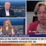 Αθηνά Λινού: «Αναμένεται αύξηση νεκρών και διασωληνωμένων - Πρέπει να αρχίσουν και καμπάνιες υπέρ του εμβολίου»