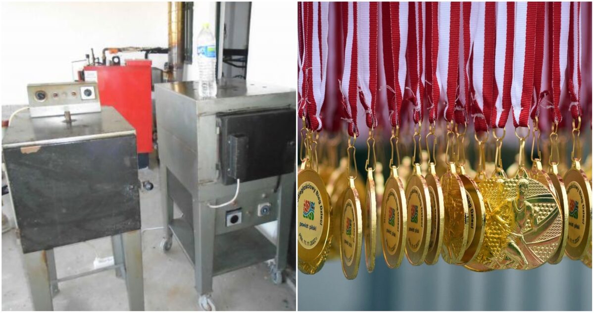 Εταιρεία κατασκευής αθλητικών μεταλλίων ζητά άτομα για την παραγωγή-χρήση χυτόπρεσσας
