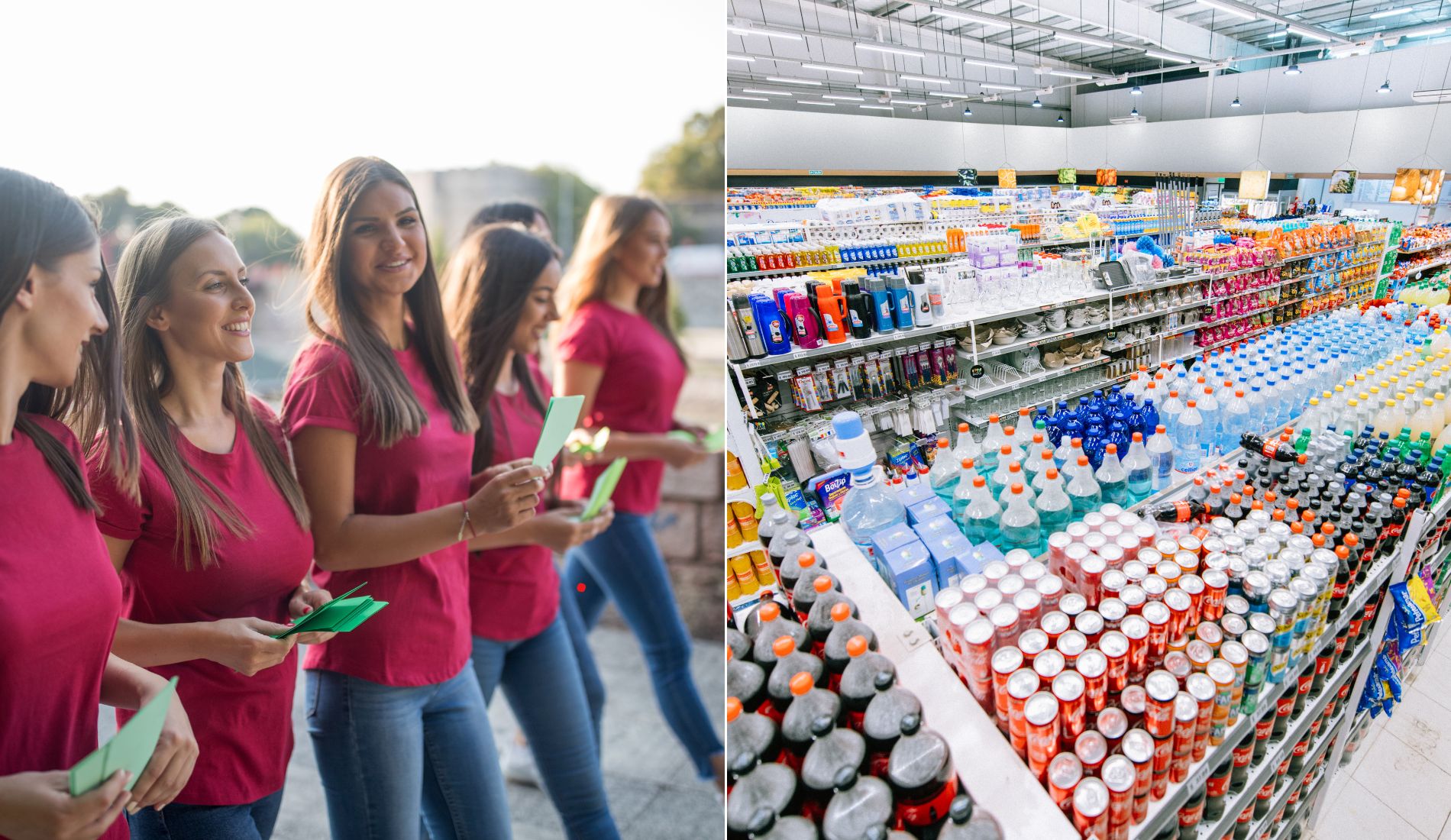Άτομα ζητούνται για προώθηση προϊόντων σε super markets & καταστήματα καλλυντικών